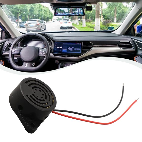 Dc 12V 100Db Siren Beeper Buzzer Sound Warn Alarm Adapter Electronic Buzzer Beep Tone Alarm Ringer Continuous Sound