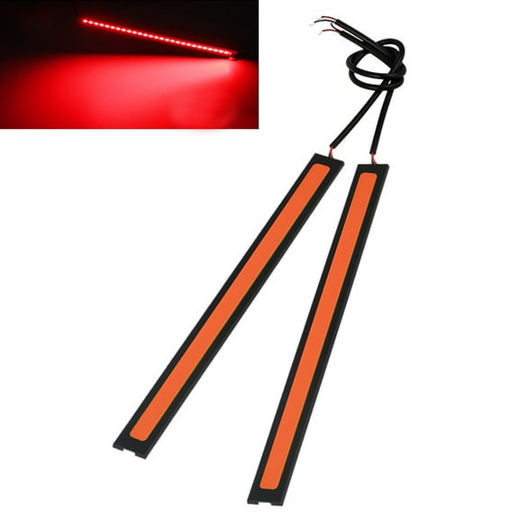 Dc 12V 17Cm Super Bright Led Car Cob Lights For Drl Fog Driving Running Lamp Red Light