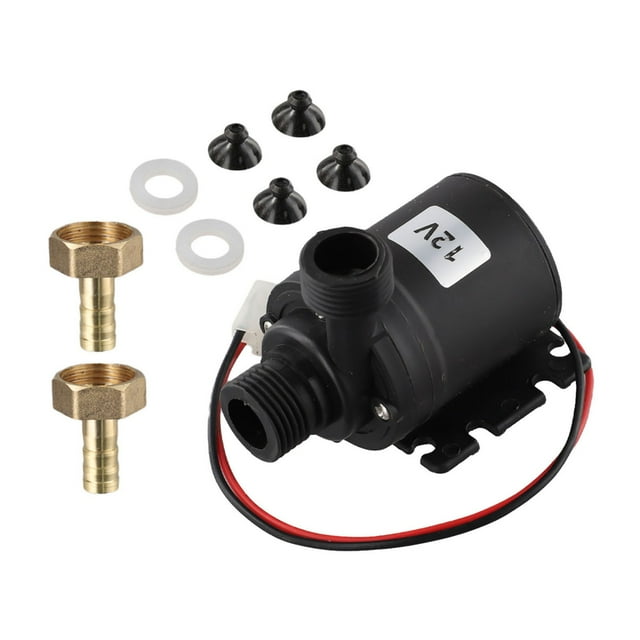 Dc 12V 24V Solar Powered Hot Water Circulating Pump Kit Low Noise