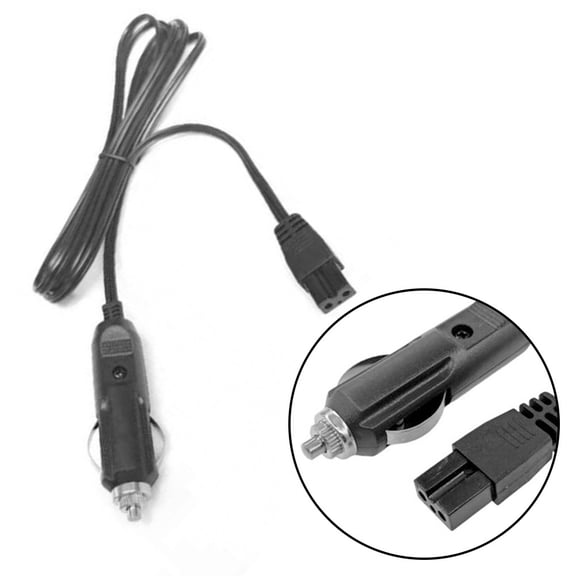 Dc 12V Cable Plug Wire 2Pin Charger for Car Cooler Cool Box Fridge
