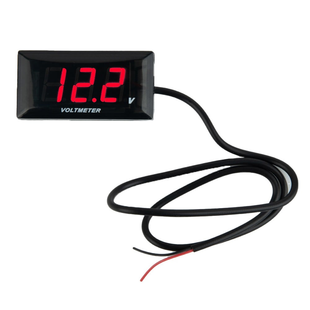 Dc 12V Led Digital Monitor Volt Meter Display Battery Gauge Voltage