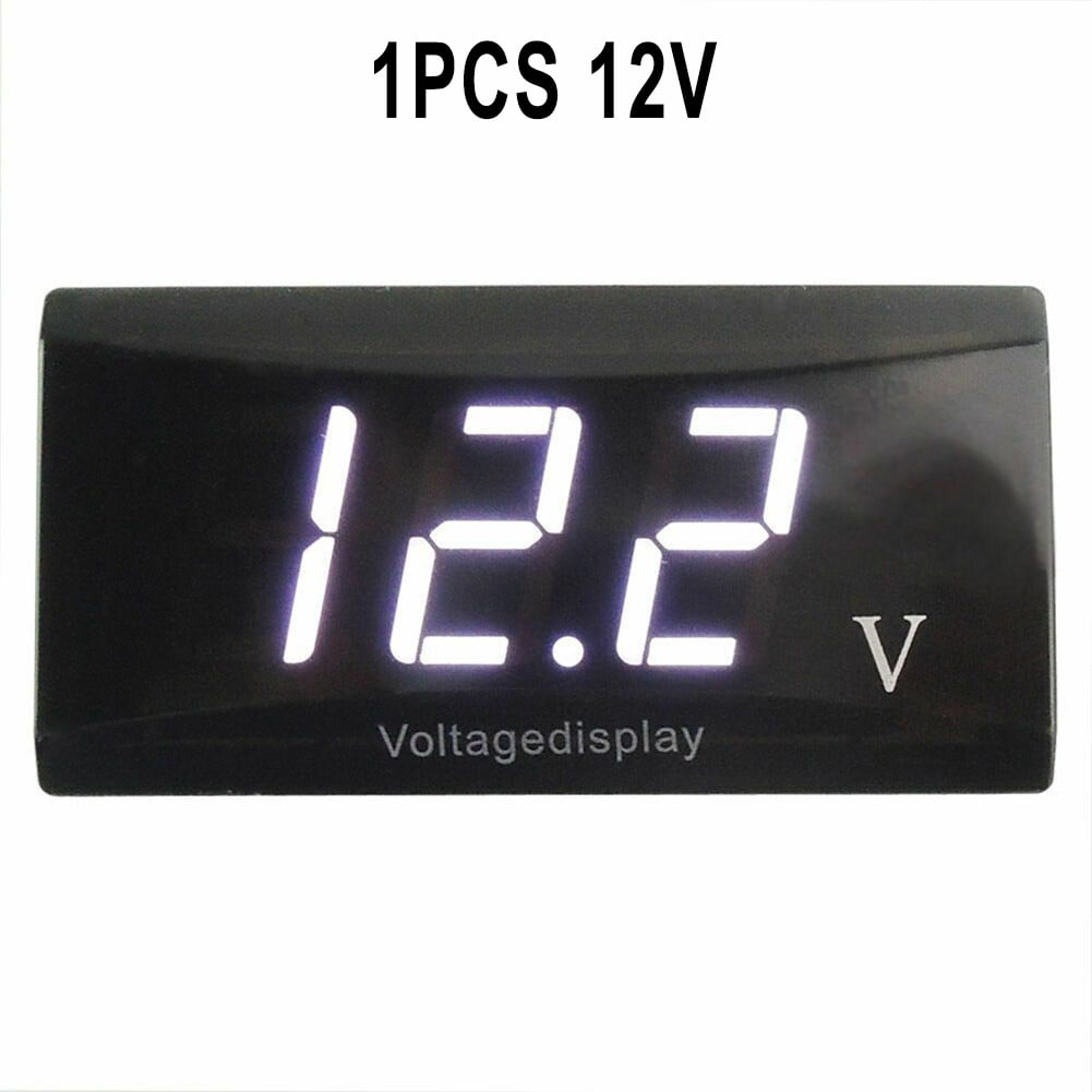 Dc 12V Led Digital Monitor Volt Meter Display Battery Gauge Voltage