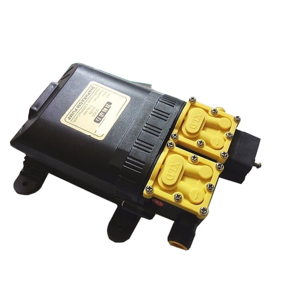 Dc 12v 125psi 9l/min Agricultural Electric Water Pump Dual Power Pump Micro High Pressure Diaphragm Water Sprayer Car Wash ,Operates Quietly