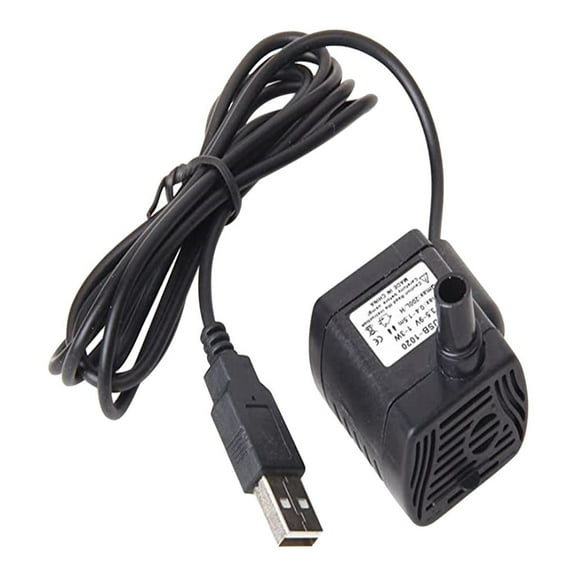 Dc 3.59V Usb Water Pump for Fish Tank 3W Mini Submersible Water Pump with Tubing and Flow Adjustment Function Small Fountain Pump for Pet Fountain Aquarium Hydroponics Desktop Fountain