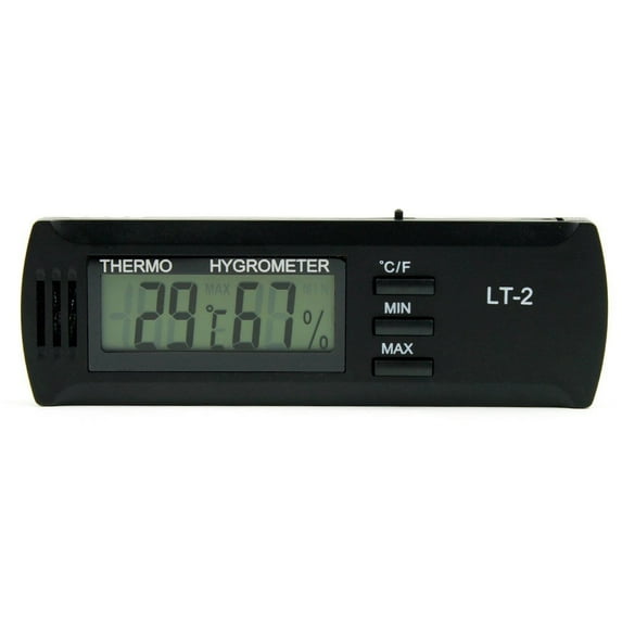 Dc 3V Input Digital Thermometer Humidity Meter Hygrometer Temperature Mini High Accuracy Istand Read Suitable for Indoor Household Green House Office and Labs