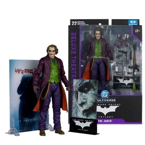 The Joker (DC Multiverse: The Dark Knight) 7" Action Figure (Deluxe Theatrical Edition) - McFarlane Toys