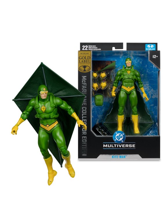 Kite-Man (Batman Rogues) Collector Edition Gold Label 7" Figure - McFarlane Toys