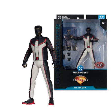 Mr. Terrific (Superman Movie) Deluxe Theatrical Edition (Red Platinum Edition) - McFarlane Toys