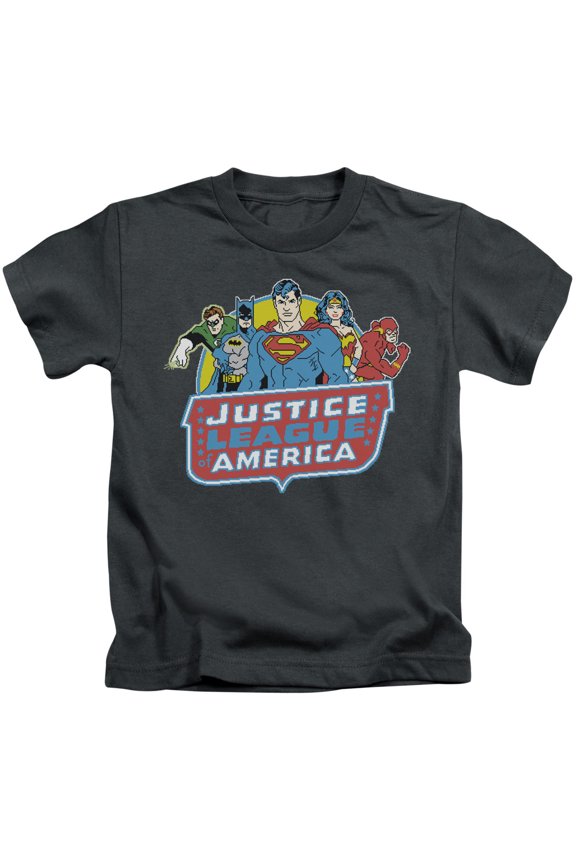 Dc - 8 Bit League - Juvenile Short Sleeve Shirt - 7