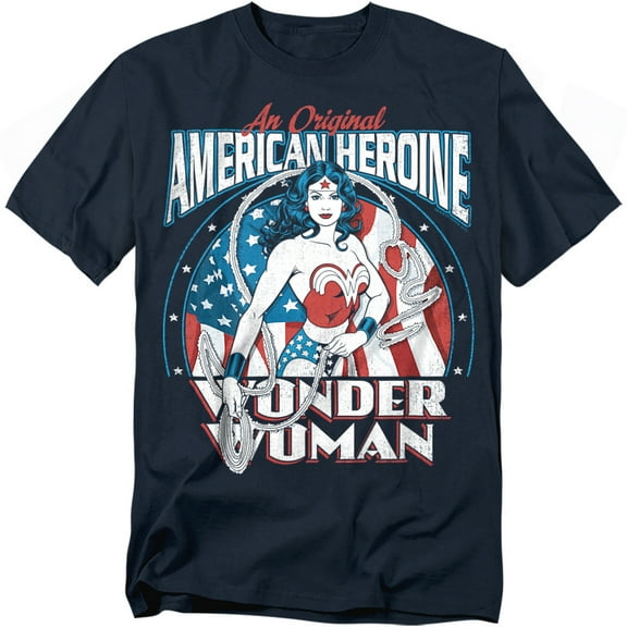 DC Comics T-Shirt American Heroine Unisex Graphic Tee For Men & Women