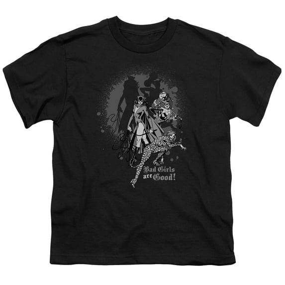 Dc Bad Girls Are Good Big Boys Youth Shirt