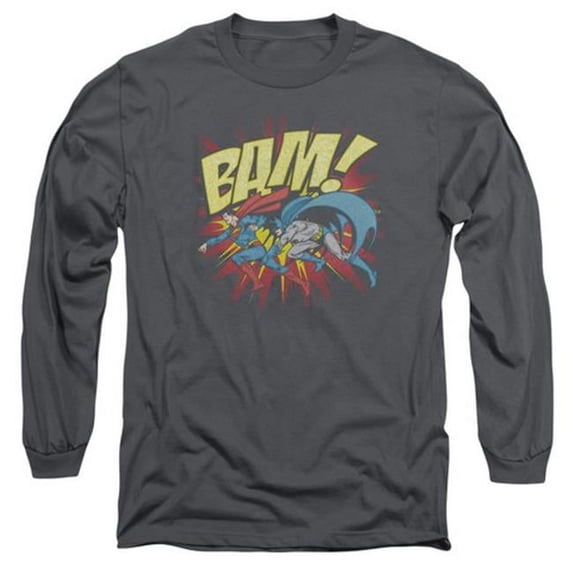 Dc-Bam - Long Sleeve Adult 18-1 Tee - Charcoal- Extra Large