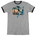 thumbnail image 1 of Dc - Batman In The City - Heather Ringer Short Sleeve Shirt - Small, 1 of 2