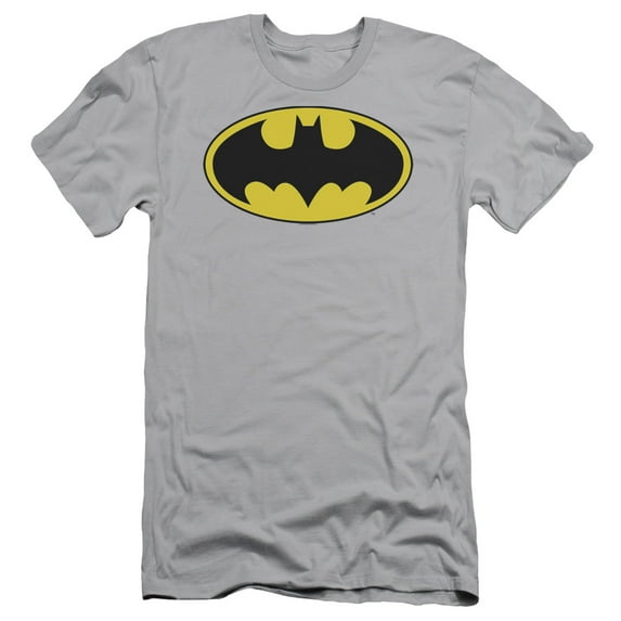 Dc - Batman Logo - Slim Fit Short Sleeve Shirt - Large