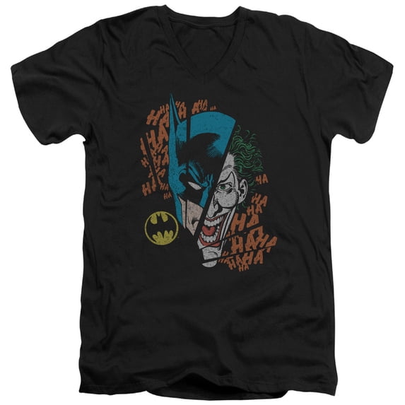 Dc - Broken Visage - Slim Fit V Neck Shirt - Medium
