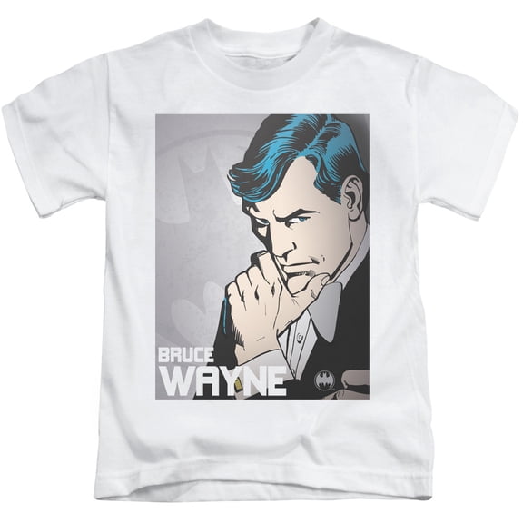 Dc - Bruce Wayne - Juvenile Short Sleeve Shirt - 4