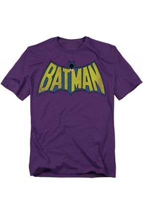 DC Comics T-Shirt Classic Batman Logo Distressed Unisex Graphic Tee For Men & Women