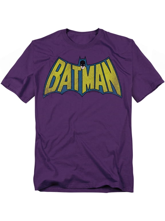DC Comics T-Shirt Classic Batman Logo Distressed Unisex Graphic Tee For Men & Women