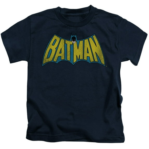 DC Comics Boys' Classic Batman Logo Childrens T-shirt Navy