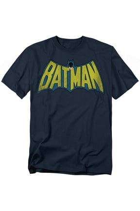 DC Comics T-Shirt Classic Batman Logo Unisex Graphic Tee For Men & Women Navy&nbsp;