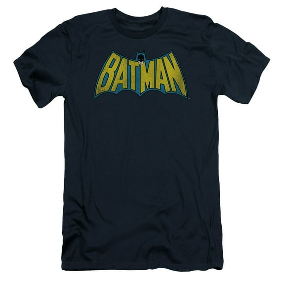 Dc - Classic Batman Logo - Slim Fit Short Sleeve Shirt - Large