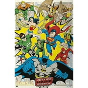 Dc Comic Superheroes Justice League Of America Dcorg Poster (24 x 36)
