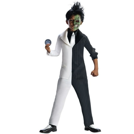 DC Super Villains Two Face Costume for Kids by Rubies, Boys Large