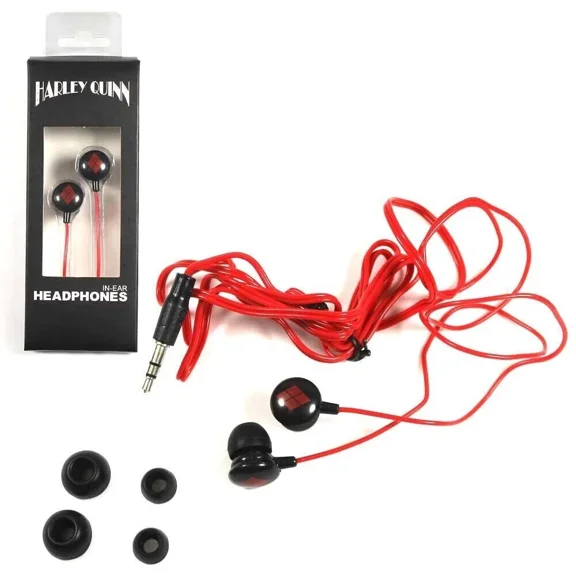 Dc Comics Harley Quinn In-Ear Headphones Earbuds