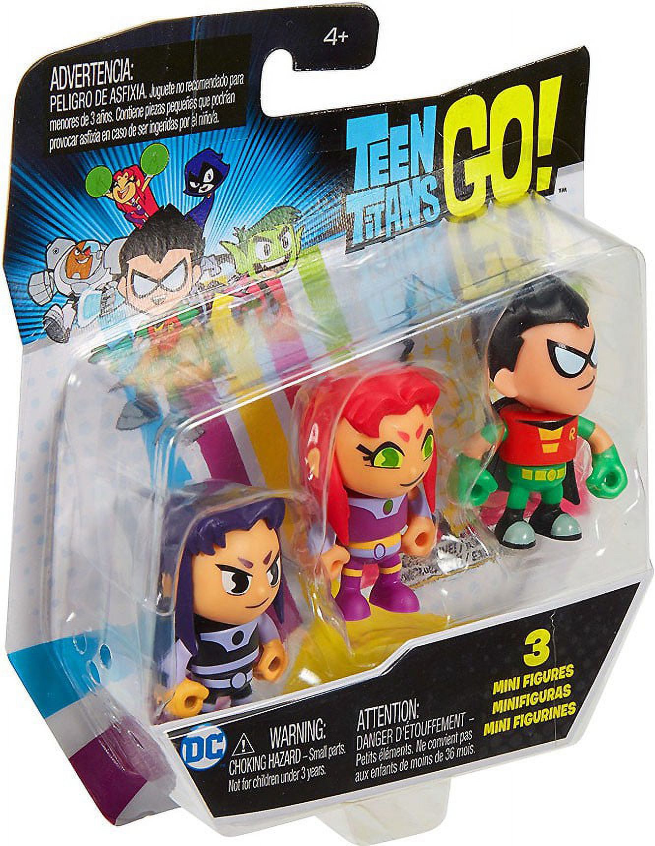 Dc Comics Teen Titans Go - Blackfire/starfire/robi - Walmart.com