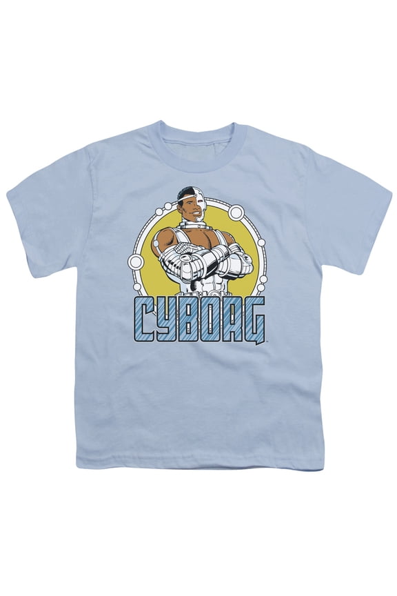 Dc - Cyborg - Youth Short Sleeve Shirt - Medium