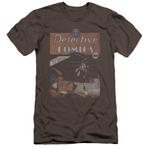 Dc - Detective #27 Distressed - Premium Slim Fit Short Sleeve Shirt - Small