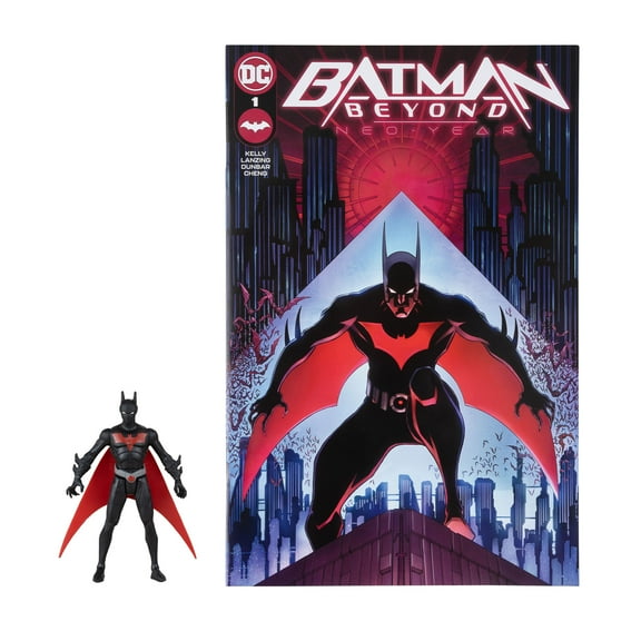 Dc Direct - 3In Figure With Comic Wv3 - Batman Beyond