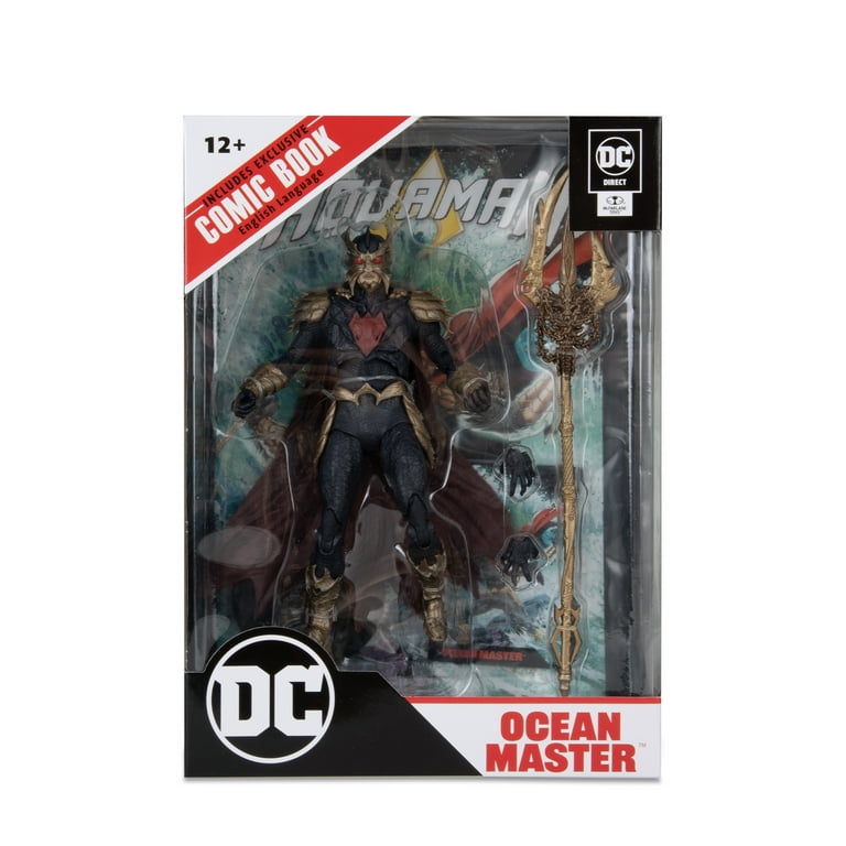 DC Comics Ocean Master Figure, 7-Inch Scale, Includes Trident and