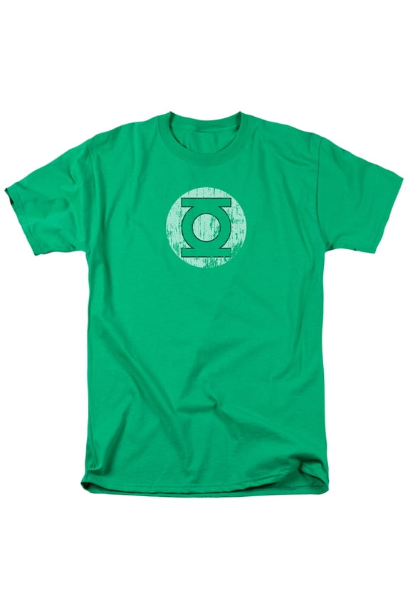 Dc Distressed Lantern Logo Officially Licensed Adult T-Shirt M