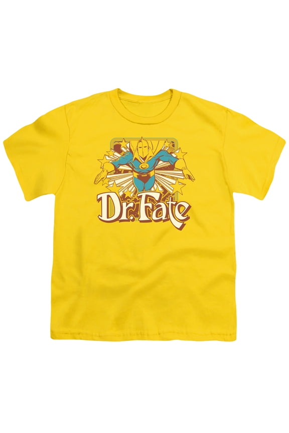 Dc - Dr Fate Stars - Youth Short Sleeve Shirt - Small