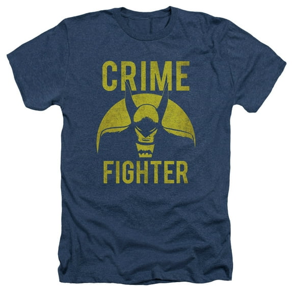 Dc - Fight Crime - Heather Short Sleeve Shirt - Large