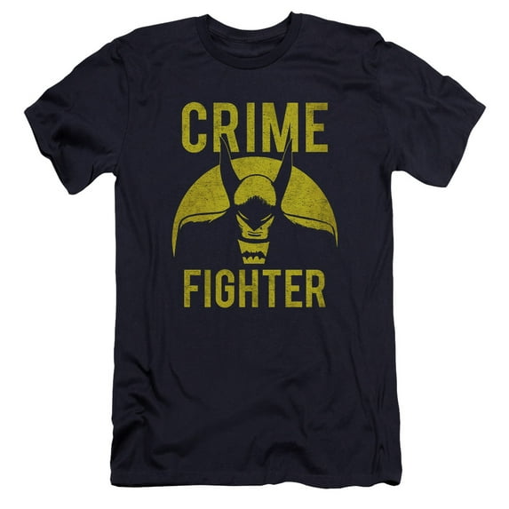 Dc - Fight Crime - Premium Slim Fit Short Sleeve Shirt - X-Large