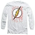 thumbnail image 1 of Dc Flash - Airbrush Bolt - Long Sleeve Shirt - Small, 1 of 2