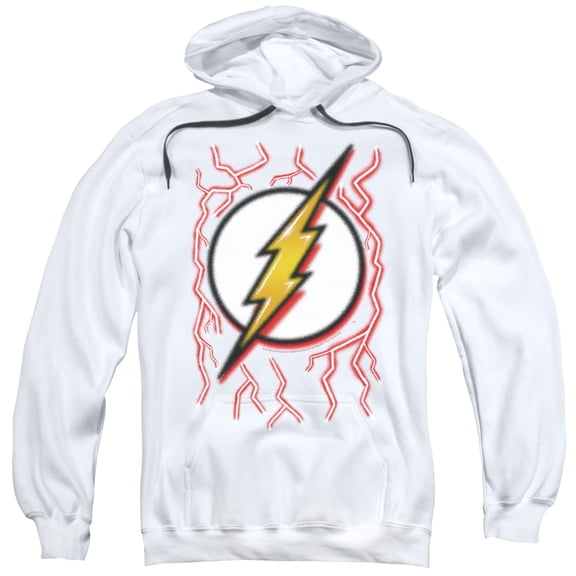 Dc Flash - Airbrush Bolt - Pull-Over Hoodie - XXX-Large