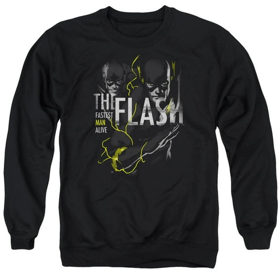 Dc Flash - Bold Flash - Crewneck Sweatshirt - Large