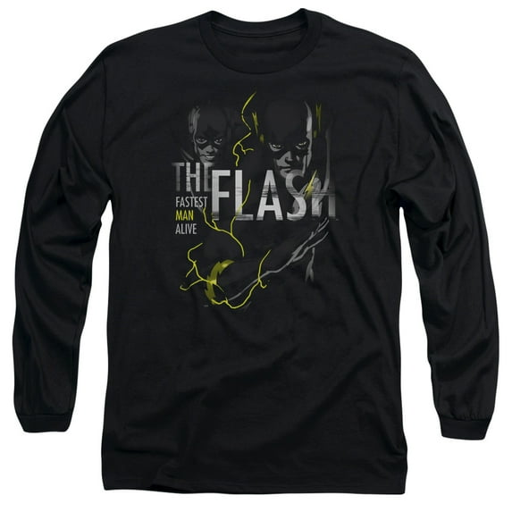 Dc Flash - Bold Flash - Long Sleeve Shirt - XXX-Large