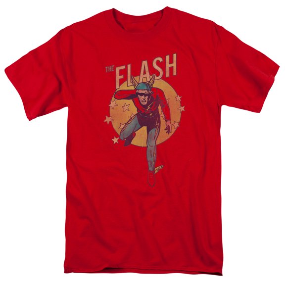 Dc Flash Circle & Stars Officially Licensed Adult T-Shirt M