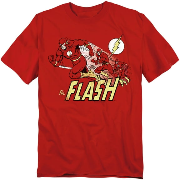 DC Comics Flash T-Shirt Crimson Comet Unisex Graphic Tee For Men & Women Red 