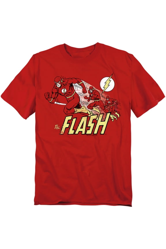 DC Comics Flash T-Shirt Crimson Comet Unisex Graphic Tee For Men & Women Red 