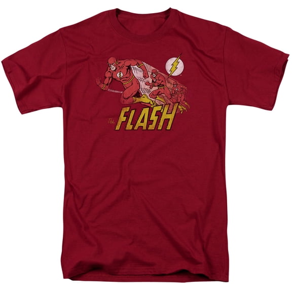 Dc Flash Crimson Comet Officially Licensed Adult T-Shirt 2XL