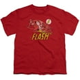 thumbnail image 1 of Dc Flash - Crimson Comet - Youth Short Sleeve Shirt - Medium, 1 of 2