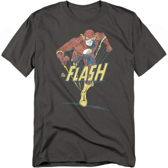 DC Comics Flash T-Shirt Desaturated Flash Unisex Graphic Tee For Men & Women