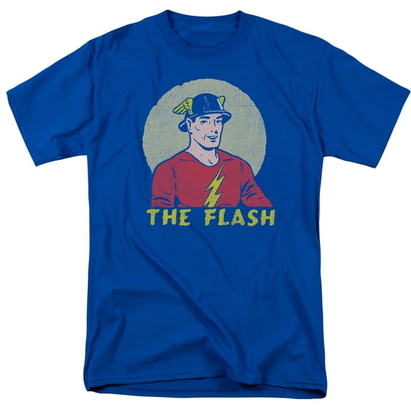 Dc Flash Faded Circle Officially Licensed Adult T-Shirt XL