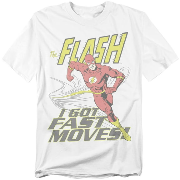 DC Comics Flash T-Shirt Fast Moves Unisex Graphic Tee For Men & Women