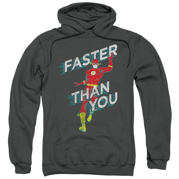 Dc Flash - Faster Than You - Pull-Over Hoodie - Large